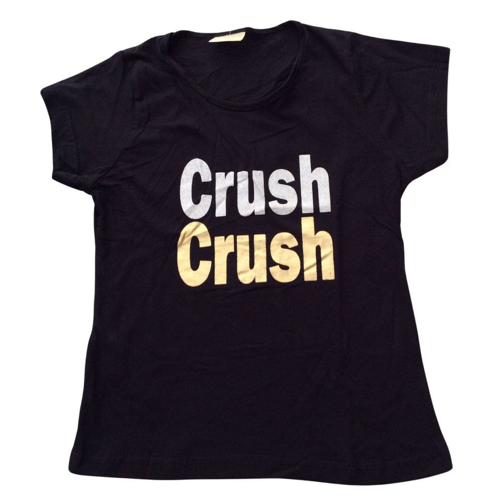 Blusa manga curta infantil fem Vrasalon Crush
