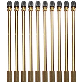 10 Prolongador Extensão Rígida Metal 152Mm Bico De Roda