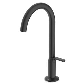 Torneira para Lavatório de Mesa Bica Baixa Design Celite Preto Matte