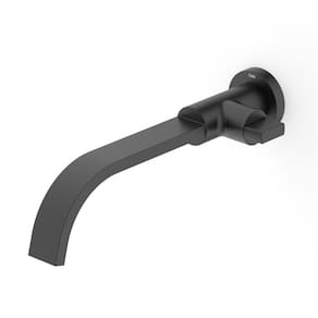 Torneira para Lavatório de Parede Flow Matte Celite Preto Matte