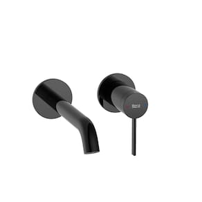 Monocomando para Lavatorio de Parede Insignia Titanium Black