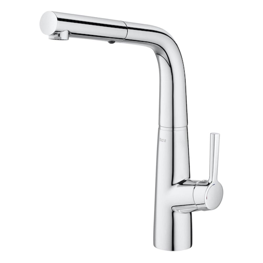 Monocomando para Cozinha de Mesa Bica Extraível 90° com 2 Funções Syra Cromado