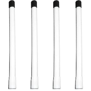 4 Prolongador Extensão Rígida Plástico 115Mm Bico De Roda