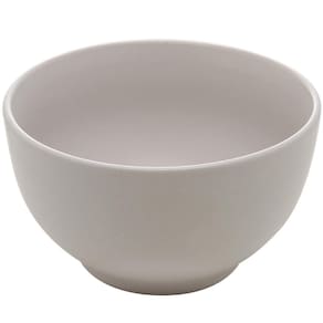 Bowl Lyor de Cerâmica Cronus Bege 680ml Cumbuca Tigela para Saladas Sobremesas Sopas
