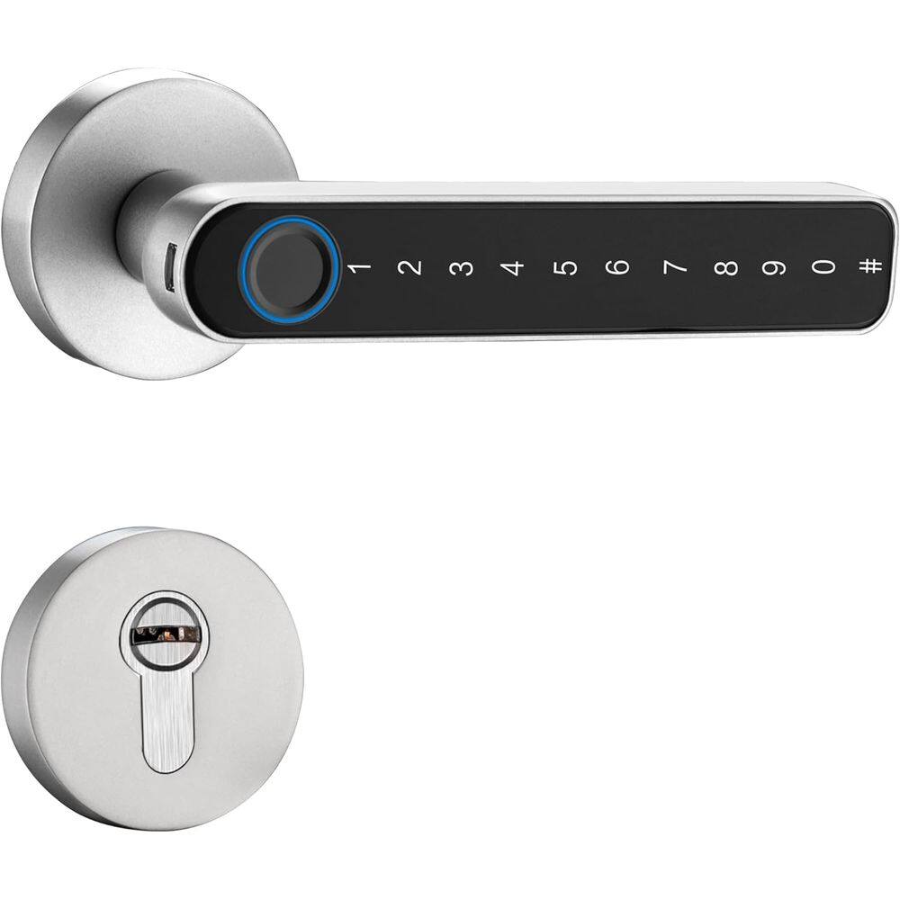 Fechadura Digital Biometria Hifbe02gr Prata