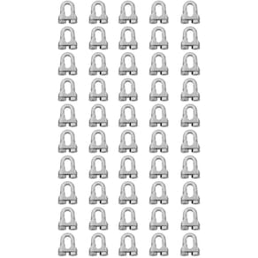 Clips Grampo Cabo De Aço 3/16`` 1,0002 50 Unidades - Nord
