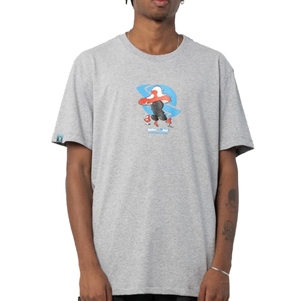Camiseta Lost Angry Smurf WT24 Masculina Mescla Médio