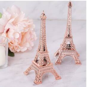 Escultura Torre Eiffel 25 Cm Zinco Medieval Decoração França