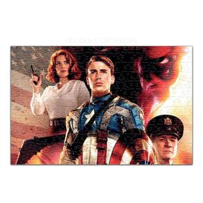Quebra Cabeça Personalizado Capitão America 60 Peças
