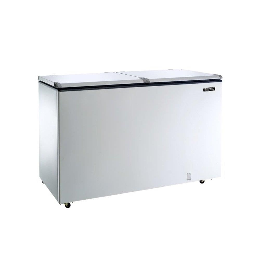Freezer Horizontal Esmaltec 468 Litros ECH500 | Porta Cega, Dupla Ação, Branco