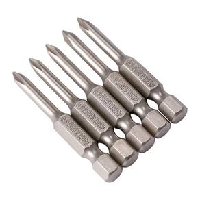 Jogo de Ponta Sata Bits Phillips PH1 1/4 50mm - Embalagem com 5 Unidades
