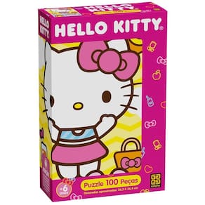 Puzzle 100 Peças Hello Kitty
