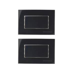 02 Interruptor Simples P/moveis Margirius Preto 10a 250v Nbr
