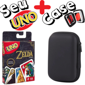 Kit Case + Jogo de Cartas UNO - Zelda