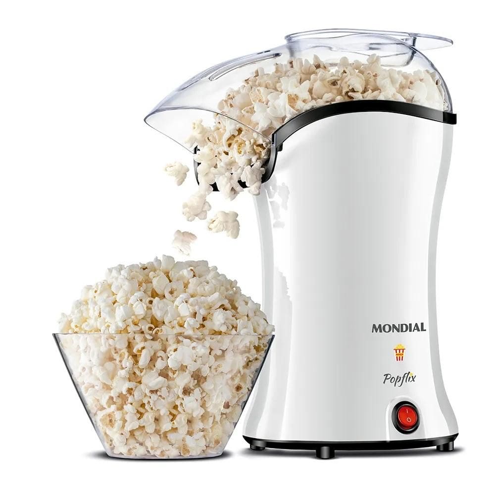 Pipoqueira Elétrica Popflix PP-04 220V, Branco