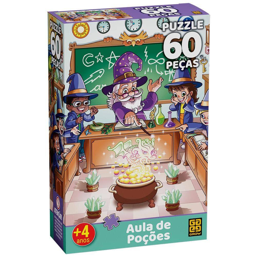 Puzzle 60 peças Aula de Poções