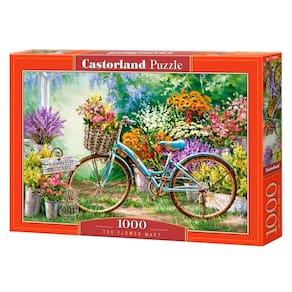 Puzzle 1000 peças Bicicleta no Jardim - Imp. Castorland