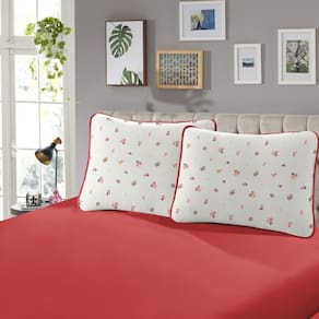 Jogo Cama King SBX Rubi Malha Brenda Cereja