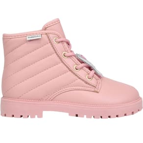 Bota Coturno Infantil Menina Casual Tratorado com Pingente Molekinha 2126.522