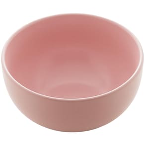 Bowl de Cerâmica Cronus Lyor 14,5x8,5cm Cumbuca 680ml Tigela para Sopa Sobremesa Salada Rosa