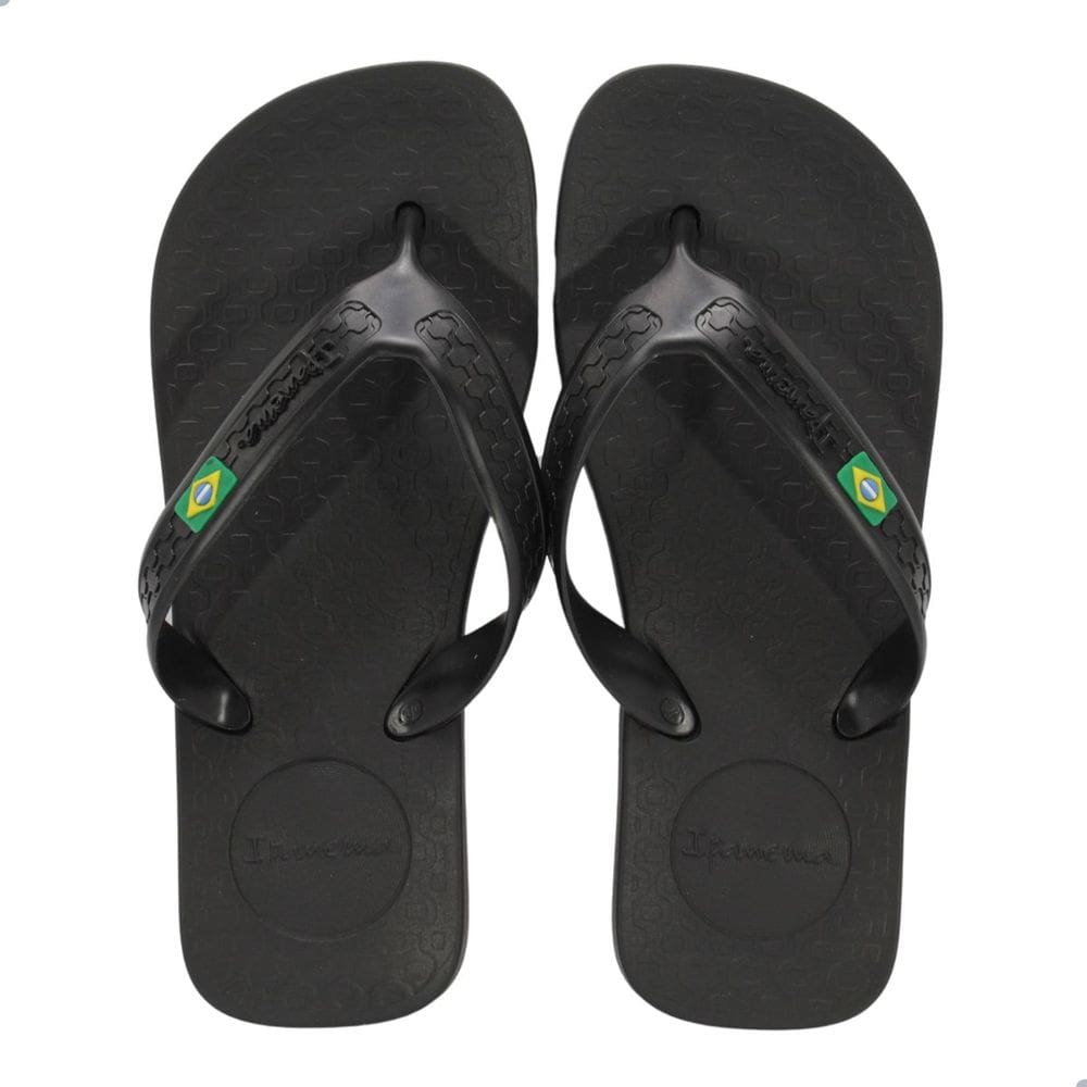 Chinelo Ipanema Brasil Casual Preto