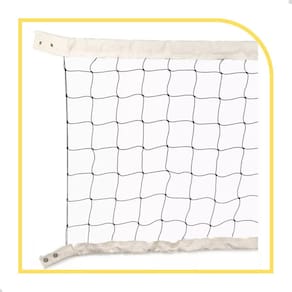 Rede De Volei 9,5Mts 2 Lonas Fio 2Mm Seda Sports Mania