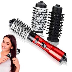 Escova Rotativa 2 Em 1 Profissional Seca E Alisa Cabelo