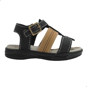 Sandália Molekinho Napa Floter Rustico Neo Preto/Caramelo