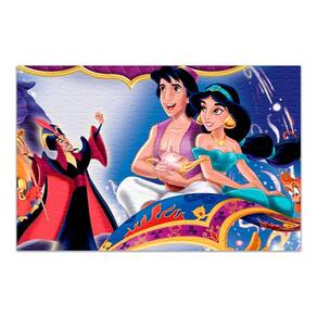 Quebra Cabeça Aladdin Personalizado 48 Peças