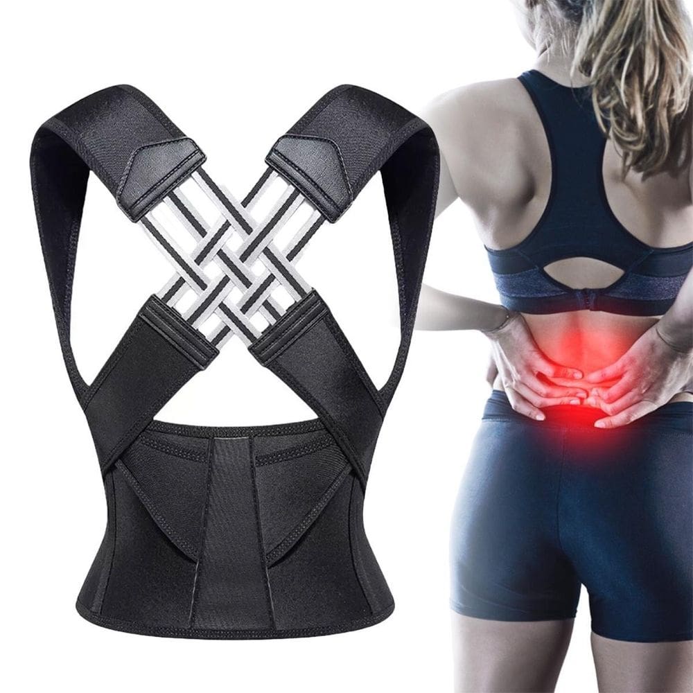 Cinto Postural Ortopédico Feminino E Masculino Ajustável