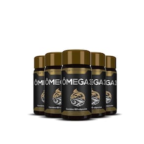 5X Omega 3 Oleo De Peixe Premium 60Caps Hf Suplementos