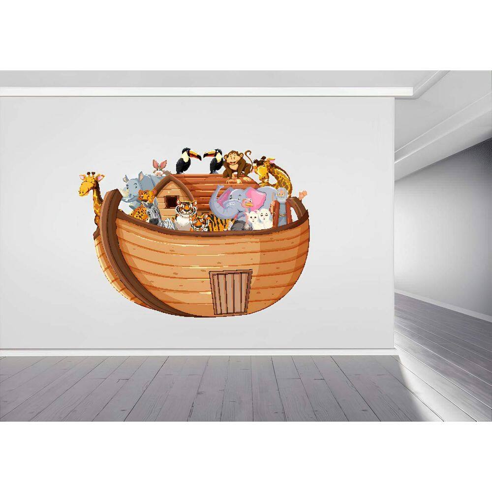 Adesivo De Parede Arca De Noé Mod02