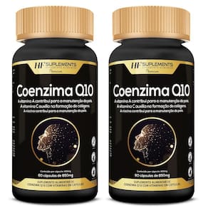 2X Coenzima Q10 Vitamin Complex 60Caps Hf Suplementos