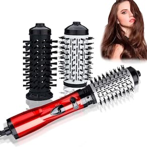 Escova Rotativa 2 Em 1 Alisadora Secador Profissional Cabelo
