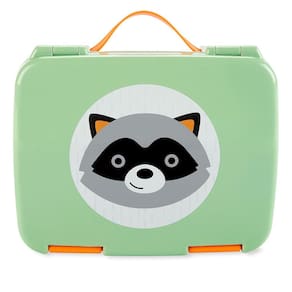 Kit de Alimentação Skip Hop Bento Box Zoo Guaxinim Verde