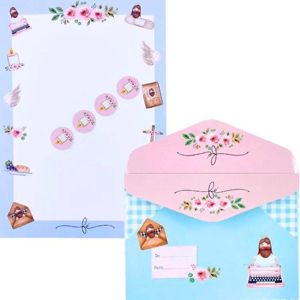Papel De Carta + Envelope C/04 Buendia - Devocional