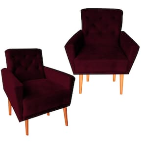 Kit Duas Poltronas Decotariva Sala De Estar Escritorio Lia Bordo