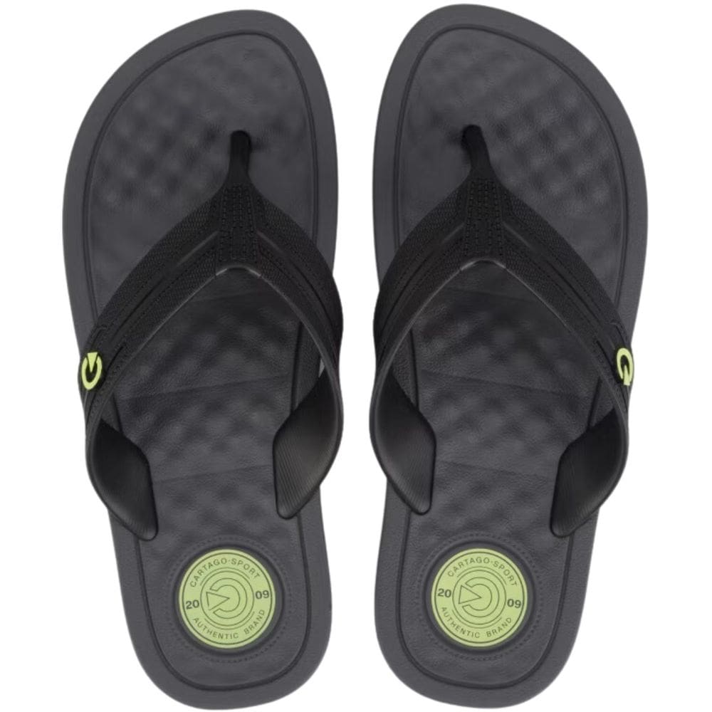 Chinelo Cartago Arizona Infantil Preto Verde