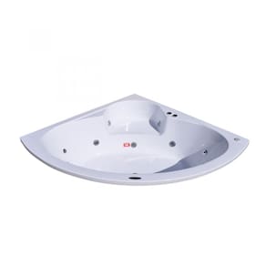 Banheira Hidromassagem Astra Copacabana Super Luxo 143cmx189cmx43cm - 04 Jatos Acrílico P2 Sem Aquecedor 110V