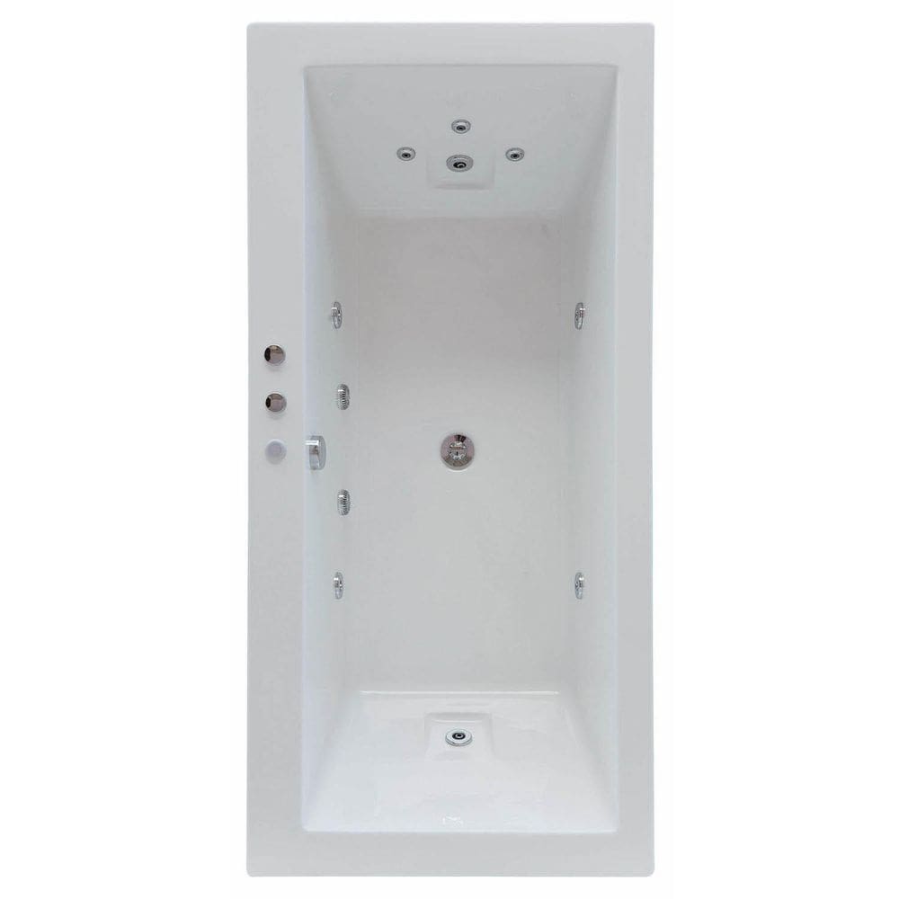 Banheira Hidromassagem Astra Cayman Super Luxo 180cmx85cmx47cm - 06 Jatos Acrílico P1 Com Aquecedor 110V