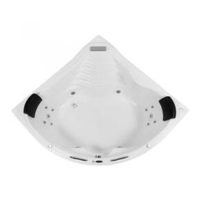 Banheira Hidromassagem Astra Acapulco Super Luxo 166cmx211cmx49cm - 04 Jatos Gel Coat P1 Com Aquecedor 110V