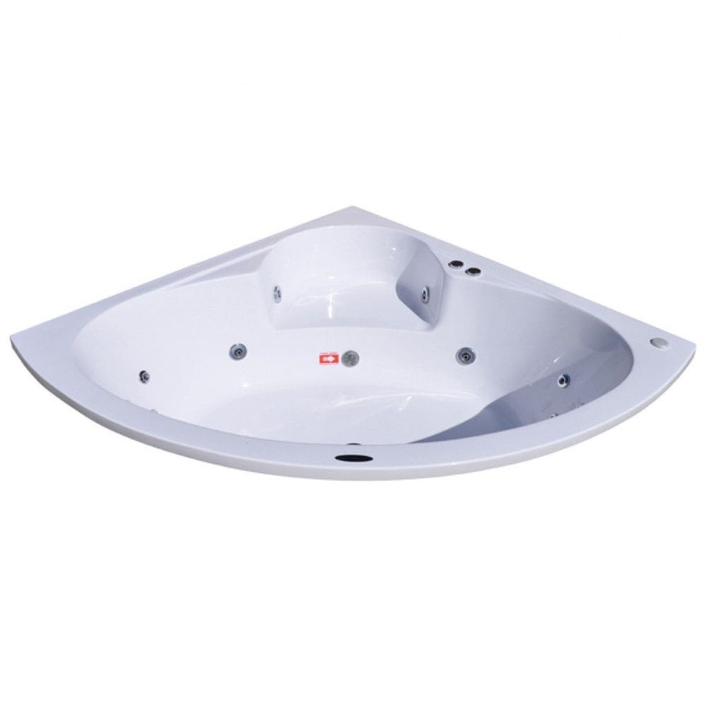 Banheira Hidromassagem Astra Copacabana Gran Luxo 143cmx189cmx43cm - 06 Jatos Acrílico P4 Sem Aquecedor 220V