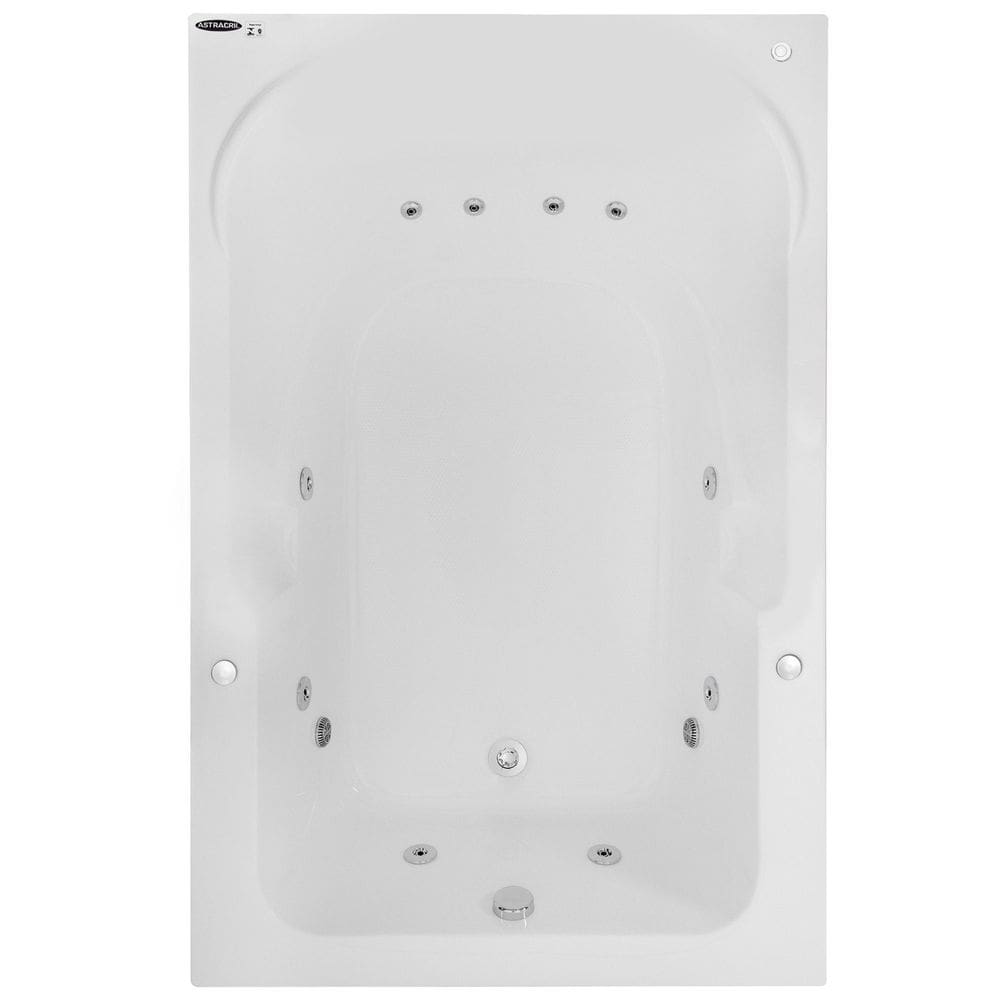 Banheira Hidromassagem Astra Double Capri Super Luxo 170cmx110cmx43cm - 06 Jatos Acrílico P6 Sem Aqu 110V