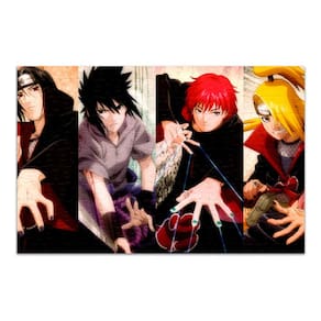 Quebra-cabeça Personalizado Naruto Akatsuki 48 Peças