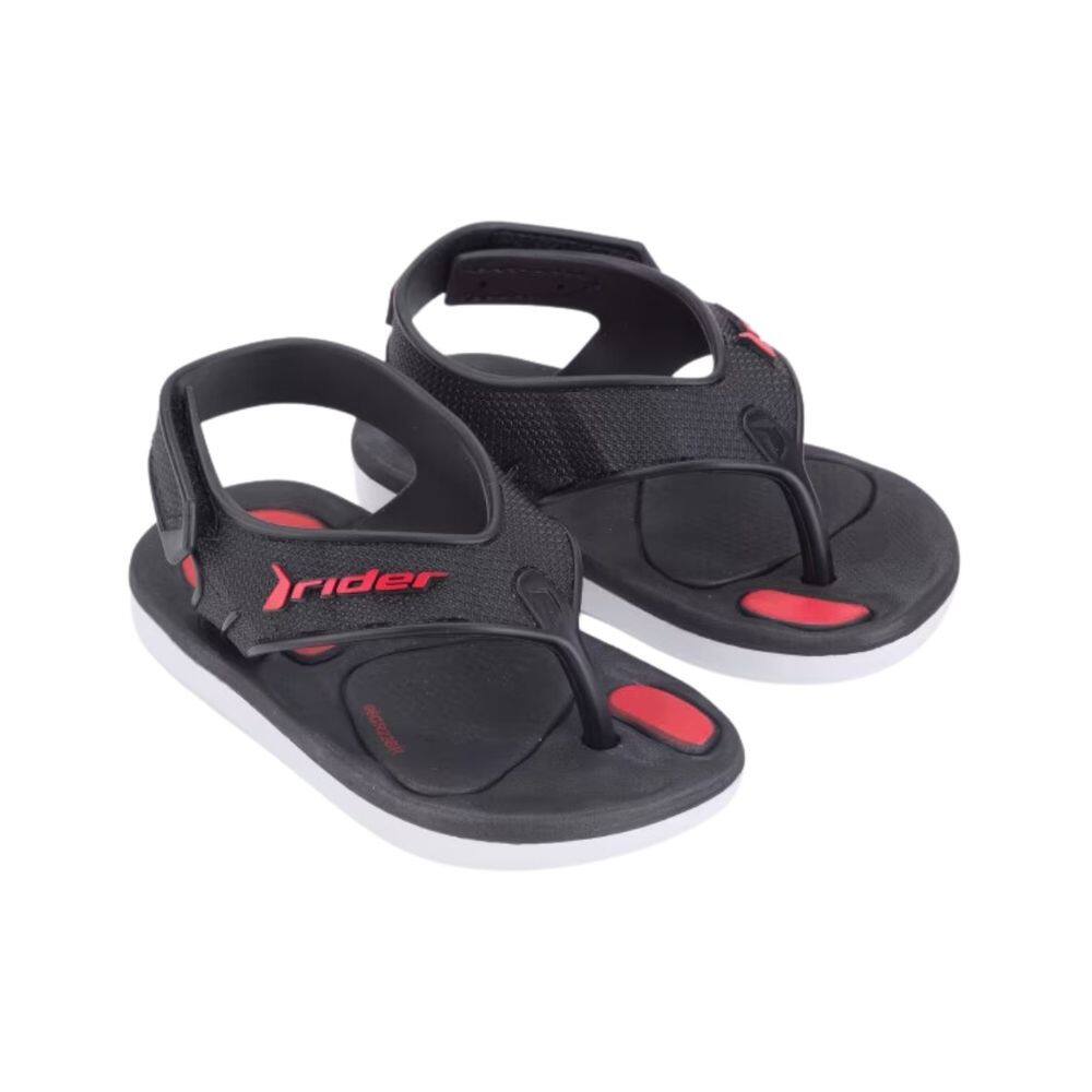 Chinelo Rider R Line Plus Infantil Preto