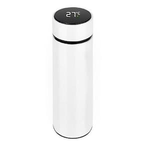 Garrafa Térmica Aço Inox Sensor Display Digital Cor Branco