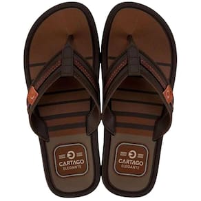 Chinelo Cartago Maiorca Infantil Marrom