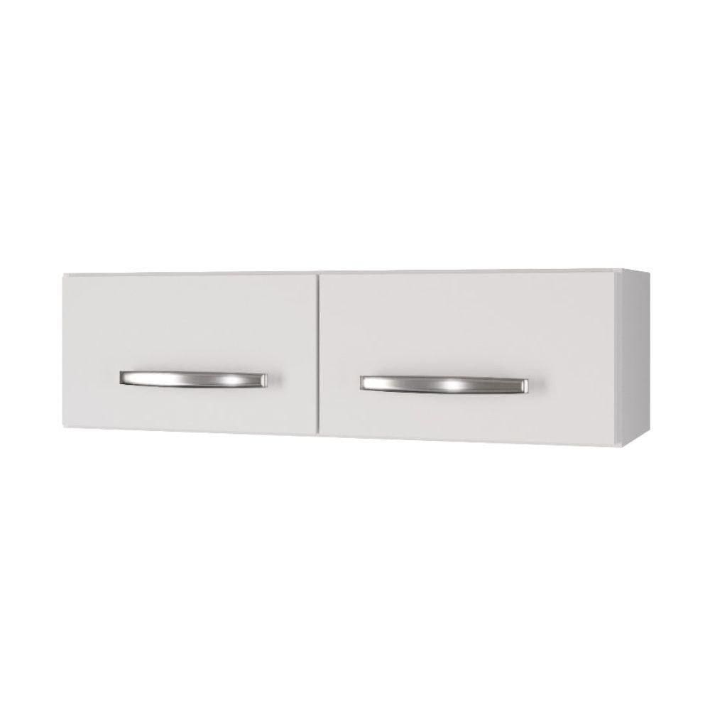 Armário Aéreo Geladeira Mara 2 Portas Cor:branco