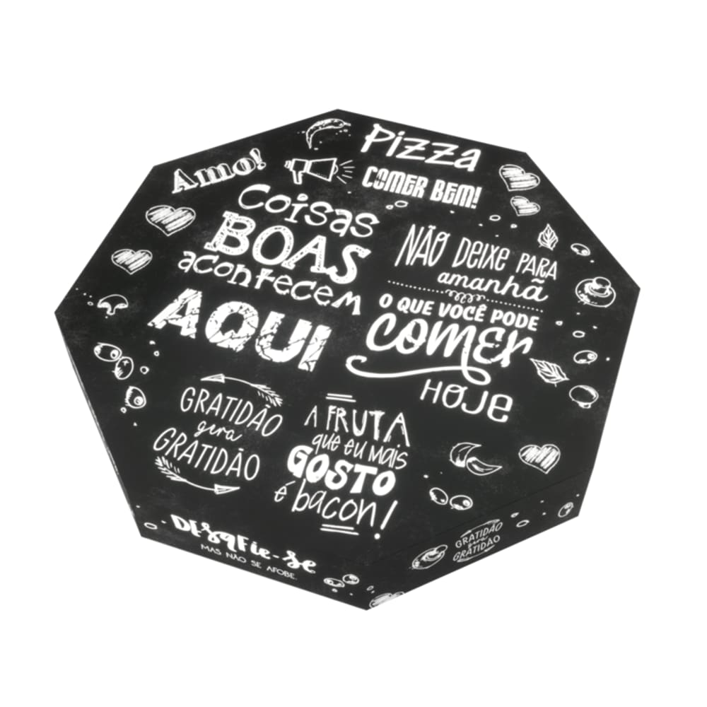 GIZ Caixa de Pizza 25cm - 50 unidades