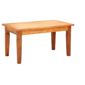 Mesa De Jantar 1,7 M Madeira Maciça Natural